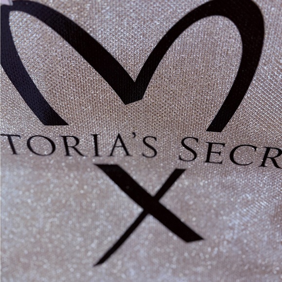 Victoria's Secret Sparkling Gold Tote BNWT - Picture 3 of 6